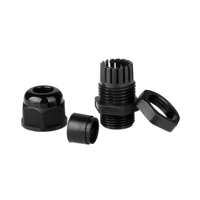 Nylon Waterproof Gland PG/MP Plastic Sealing Connector For Electrical Wiring Cable Fixing Head With Packing Bushing