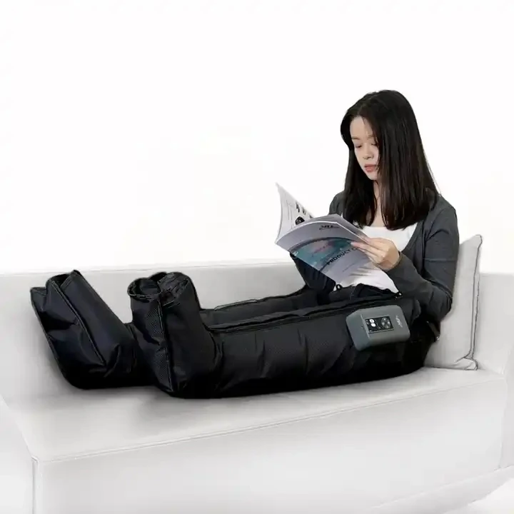 Portable Leg Compression Therapy Massager For Deep Vein Thrombosis Prevention Six-Chamber Design Enhancing Muscle Relaxation