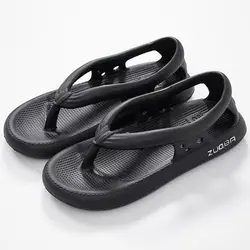 Bags and flip-flops for men and women, summer fashionable outer wear, thick-soled home non-slip beach shoes, sandals and slipper