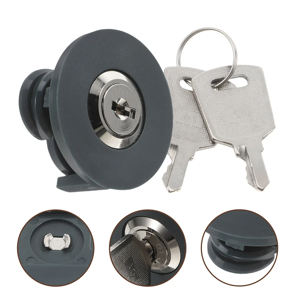 

4pcs Socket Zinc Alloy Industrial Plug Safety Lock For Sockets Rotary Tongue Plug Lock Compact Workshop Use