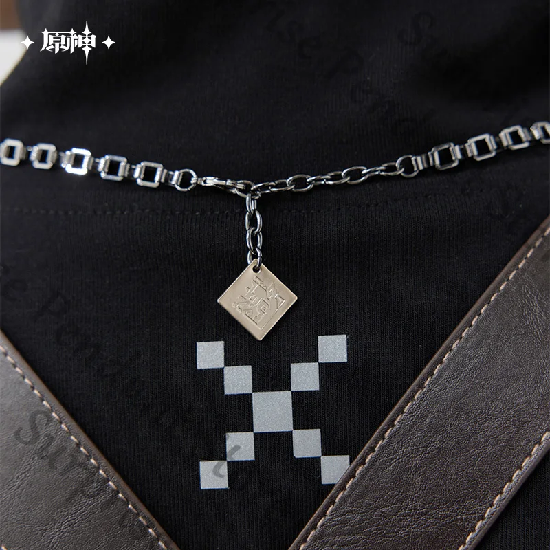 Официальное оригинальное двухслойное короткое ожерелье Genshin Impact Kinnich Theme Impression Series, коллекционное издание, подарок на день рождения