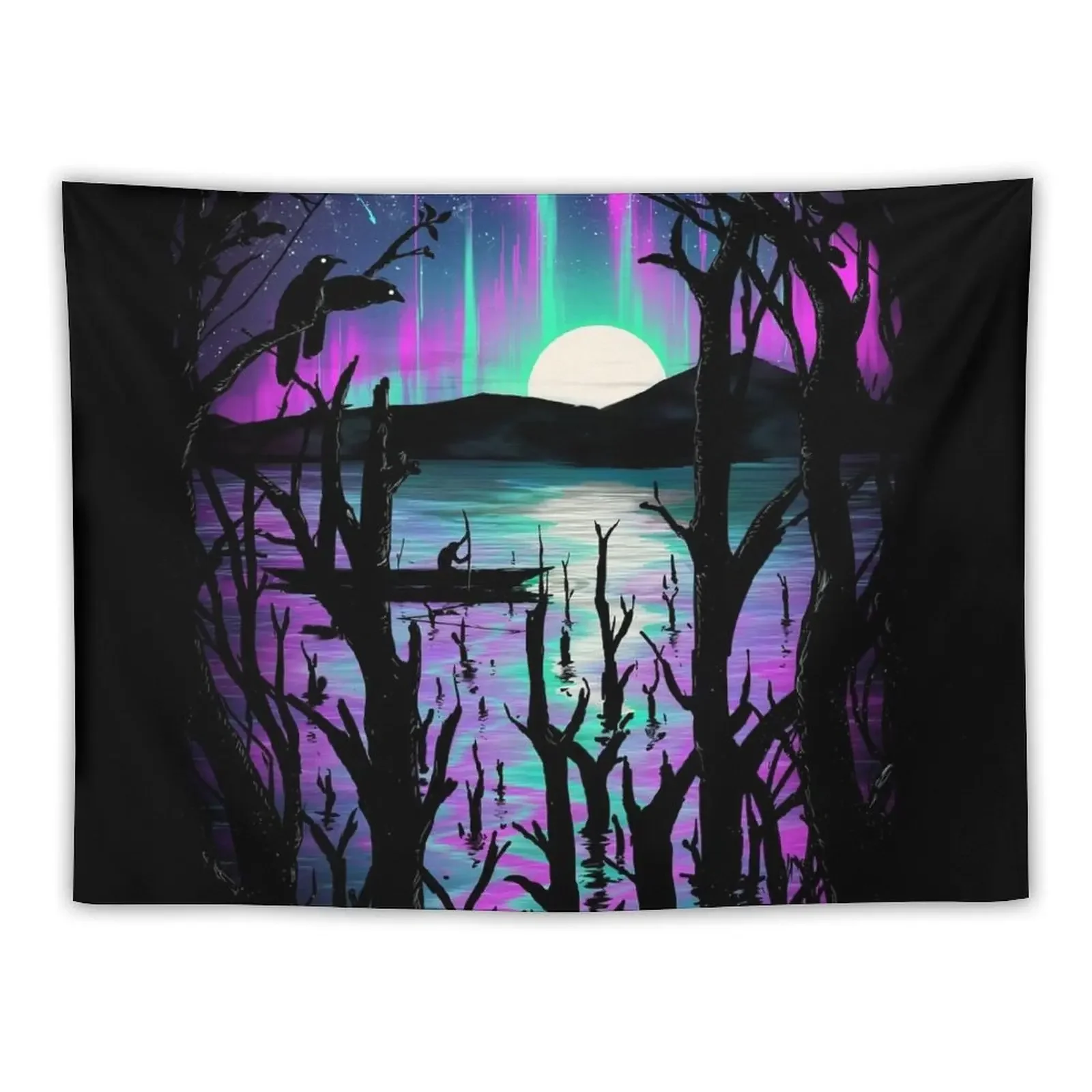 

Night With Aurora Tapestry Bedrooms Decor Aesthetic Home Decor Home Decorations Things To The Room Tapestry