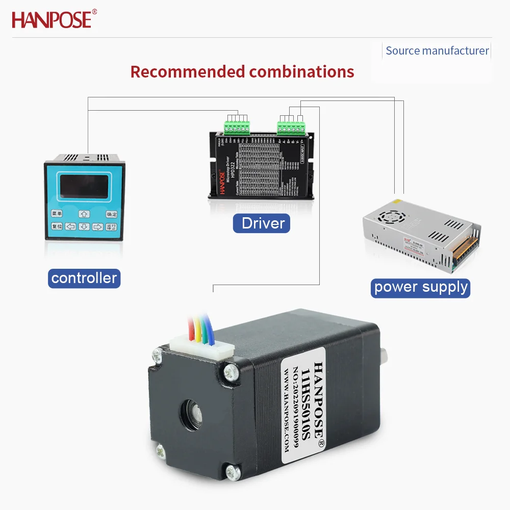 

NEMA11 5PCS 11HS5010 Miniature Stepper Motor 0.017N. m 0.8A 3D Printing Accessories Motor Manufacturer Direct Sales in Stock