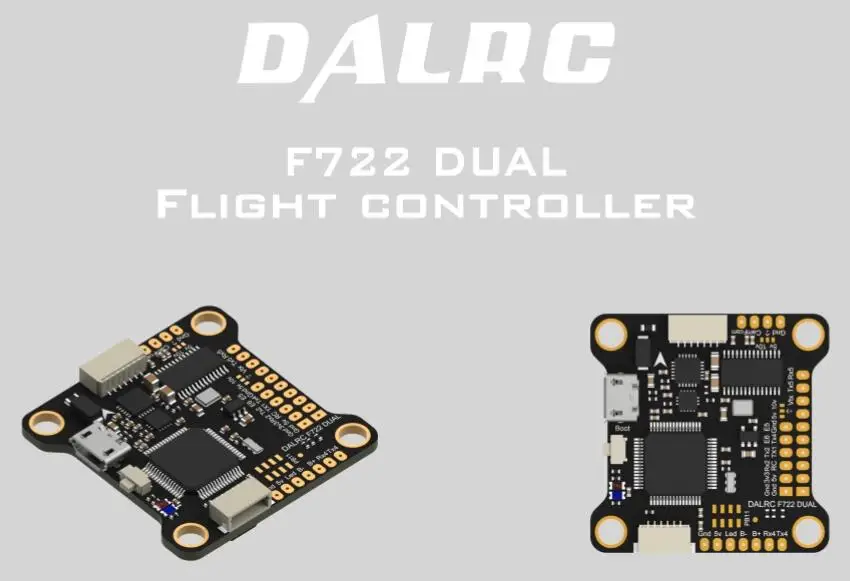 

DALRC F722 DUAL STM32F722RGT6 Flight Controller OSD BEC 5V F7 Flight Control MCU6000&ICM20602 For for Stack Iflight GEPRC TMOTOR