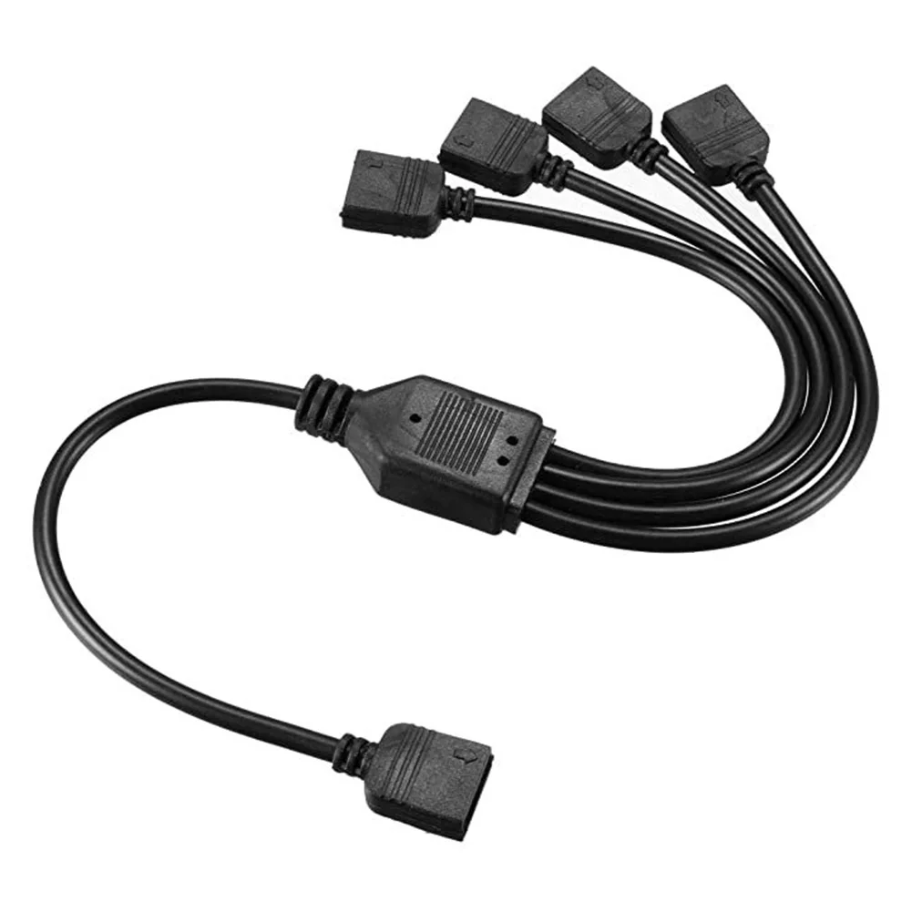 3pin Extension Cable Adapter with Plug-in Function Computer Motherboard Extension Cord for MSI ASUS ASRock LED Strip