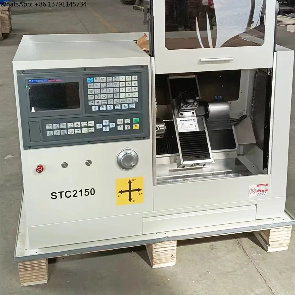 

Factory direct sales Bench CNC Lathe Price STC2150 Fully Automatic Small Slant Bed CNC Lathe Machine Sumore