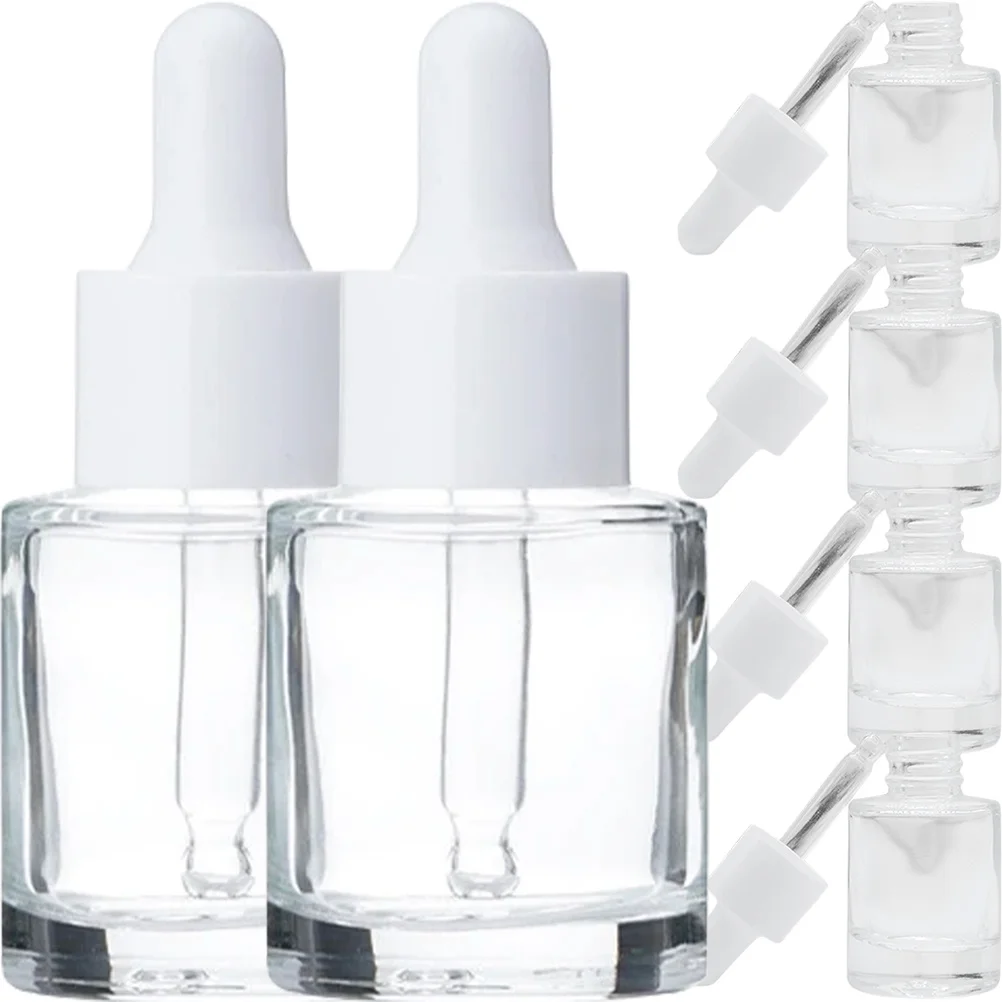 

6Pcs Mini Essential Oil Bottles with Dropper 5Ml Glass Dropper Vials Reusable Waterproof Sub Containers for Tinctures Cosmetics