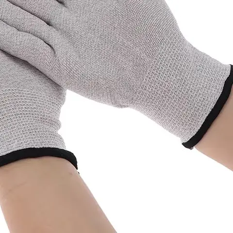 TENS Conductive Silver Fiber Gloves Socks Bracers Acupuncture Body Massage Tool Digital EMS Electro stimulation Hand Massager