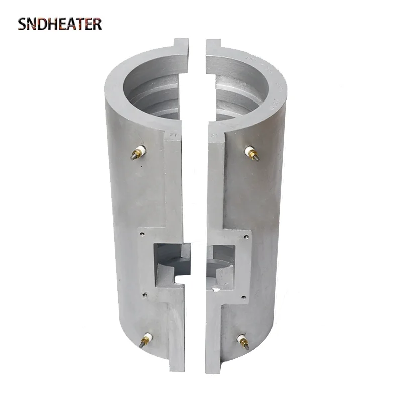 SNDHEATER Высокотемпературная нагревательная катушка из литого алюминия, медная нагревательная пластина 48 В, 120 В, 220 В, 380 В, 120 мм, 175 мм, 200 мм для экструдера