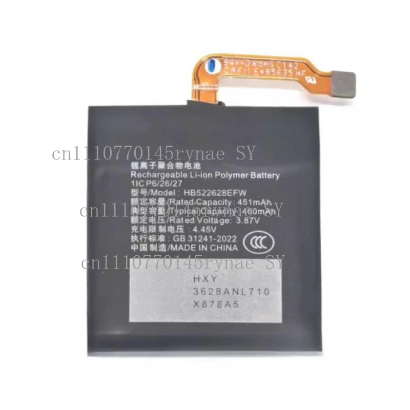 For Honor Watch 4 TMA-L19 New 451mAh HB522628EFW High Capacity Replacement Battery +Free Tools