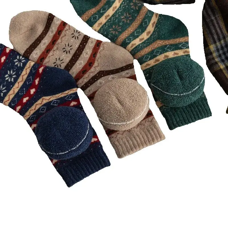 Winter Socks Women's Thickened Ethnic European Socks