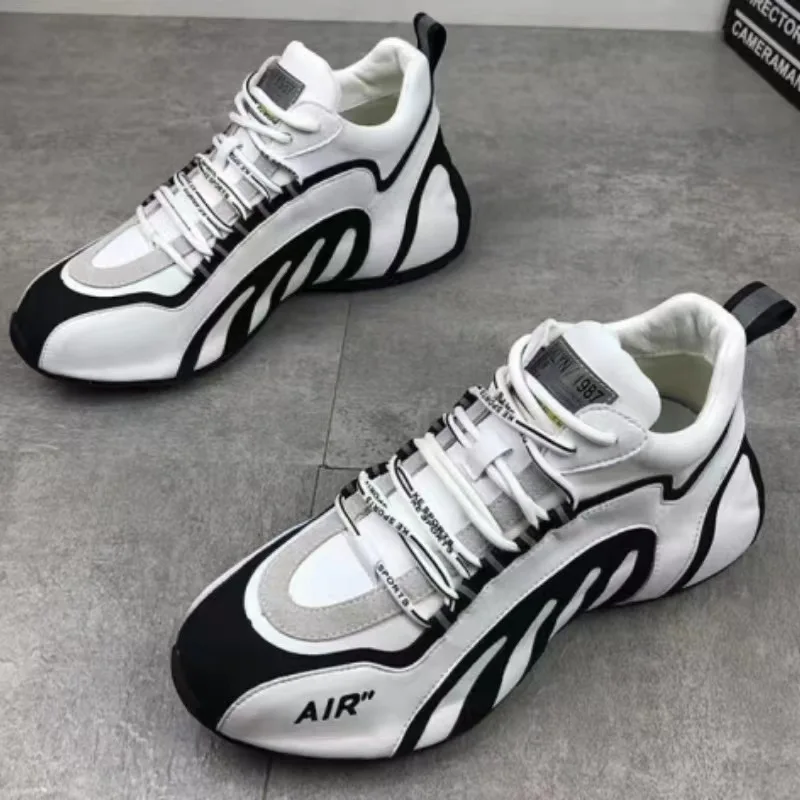 Fashion Four Seasons 24 New Men's Fashion Versatile Sports and Casual Shoes Breathable Running Shoes with Elevated Inner Height