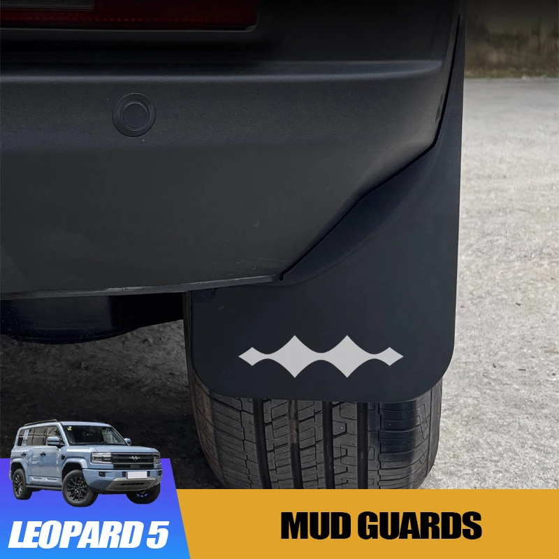 

Брызговики без сверления для BYD Leopard 5, полный комплект колесных брызговиков, внутренние вкладыши крыльев, внешний аксессуар