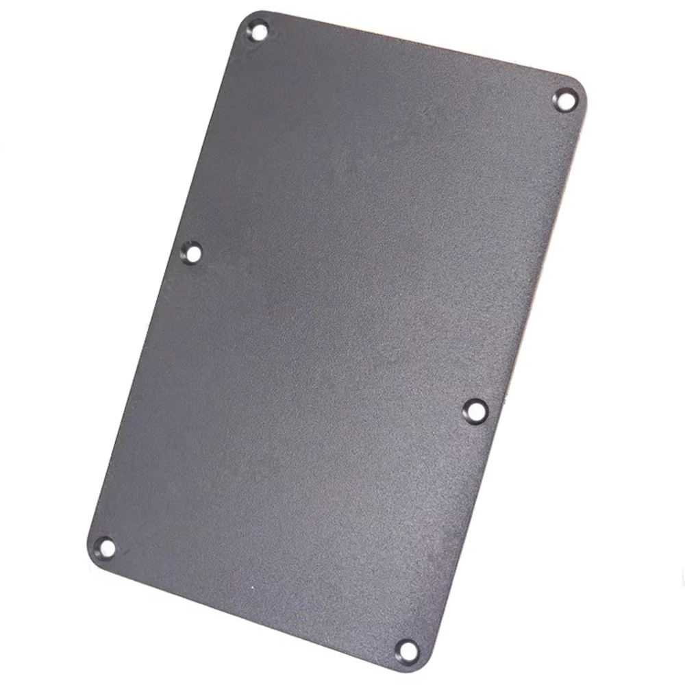 Black Plastic Electric Guitar Rear Cover Plate Circuit Wiring Backboard Spring Compartment Protective Plate Sandin Accessories