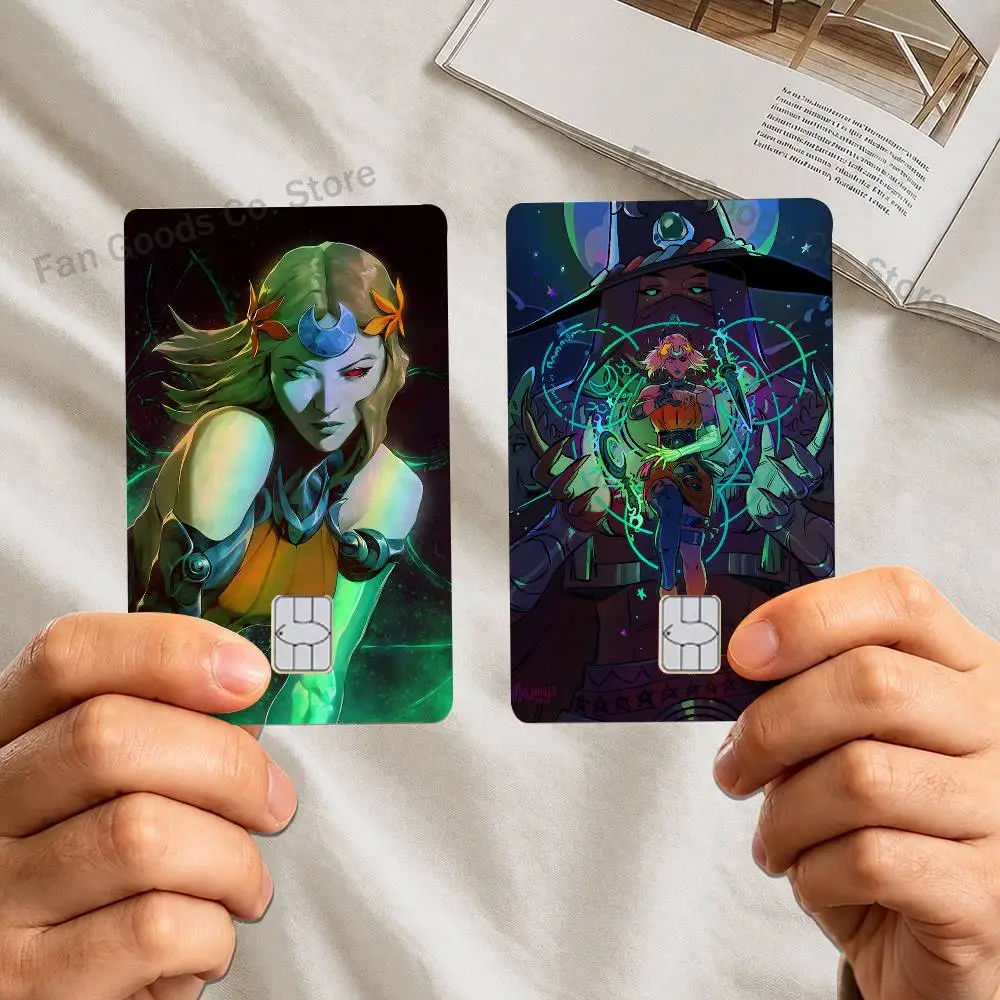 Hot H-Hades 2 Game Laser-like texture Card Stickers Credit Visa Debit Bank Charge Card Bus Waterproof