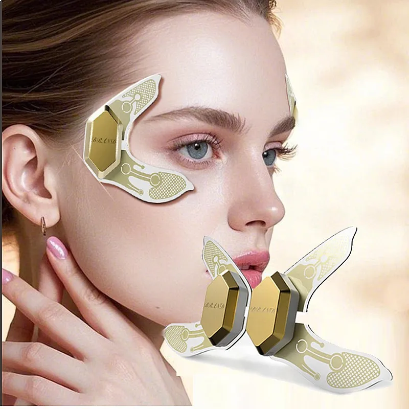 EMS Electric Facial Eye Bag Removal & Dark Circles Stimulator Bar Type Eye Mask Patch USB Portable Plastic