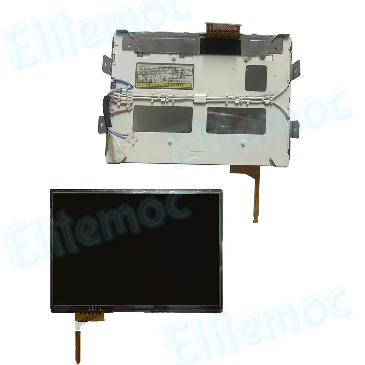 

7-дюймовый ЖК-дисплей с сенсорным экраном и дигитайзером для Toyota Prius 2004-2009, замена экрана LTA070B510F