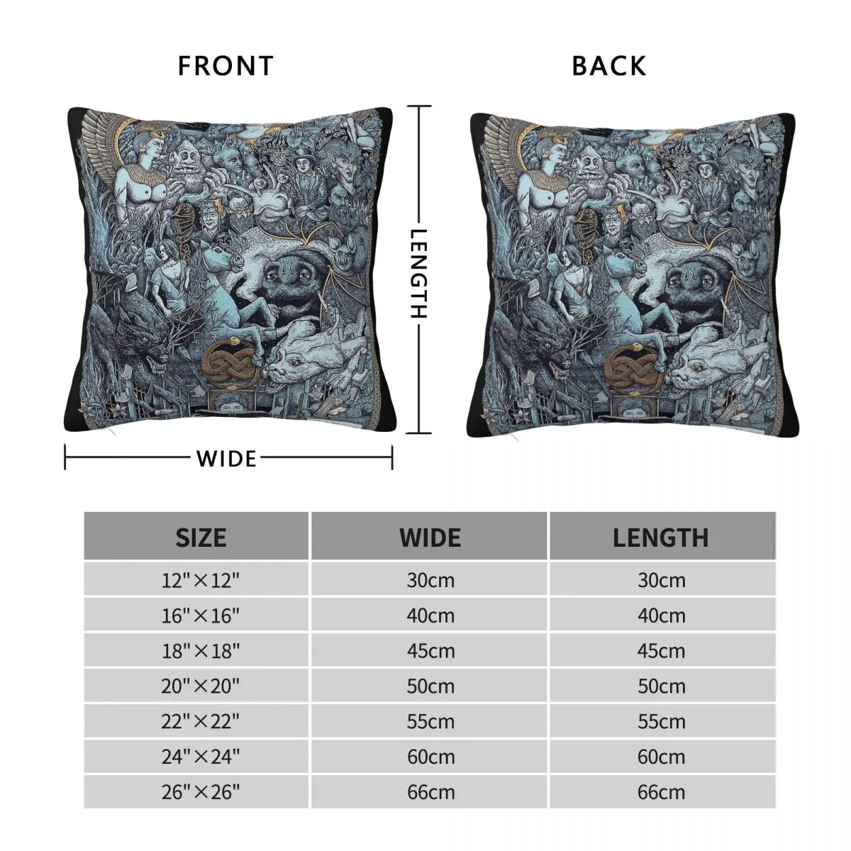 The Neverending Story Vintage Pillowcase Polyester Linen Velvet Pattern Zip Decorative Throw Pillow Case Sofa Cushion Cover