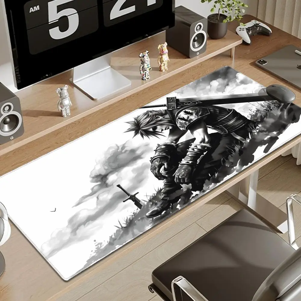 Cloud Strife Mouse Pad Gamer Computer Home Keyboard Mousepad Game Final Fantasy Mouse Mat Office Soft Laptop Table Mats