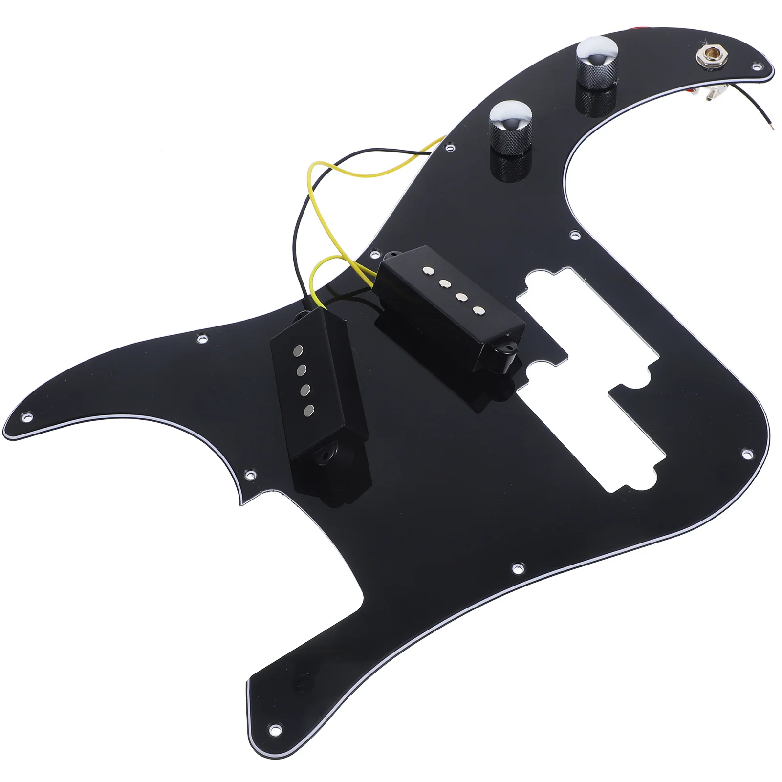 

Pb Bass 3 Ply Black Loaded Pickguard Pickup Scratch Resistant Protective Film Guitar Replacement Part