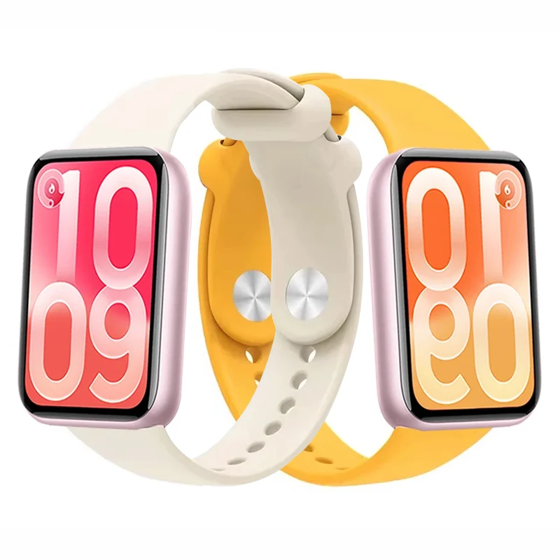 Sport-Ersatzarmband Silikonband Zubehör für Redmi Watch 6/5/4 Xiaomi Miband 10Pro 9Pro 8Pro