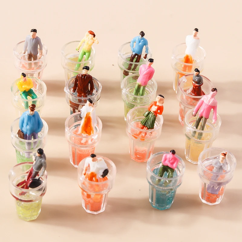 Leslie 10 Stück Gemischte Stile Sommer-Glasfläschchen mit Perlen-Muschel-Anhängern für DIY Ohrringe, Schlüsselanhänger, Halsketten und Schmuckherstellung – Detail 28
