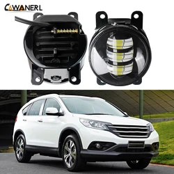 2 X Fog Light Assembly 30W 6000LM Car Front Bumper LED Daytime Running Light Fog Lamp For Honda CR-V CRV 2.4L L4 2012 2013 2014