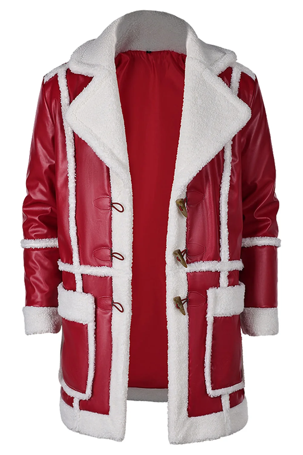 

Wholesale Christmas Santa Claus Nick Cosplay Role Play Coat 2024 Movie Red One Costume Men Roleplay Fantasia Outfit Male Fantasy