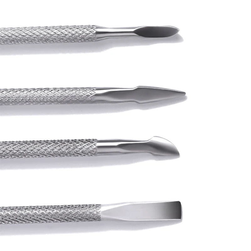 Double-ended Stainless Steel Cuticle Pusher Dead Skin Push Remover for Pedicure Manicure Nail Art Cleaner Care Tool