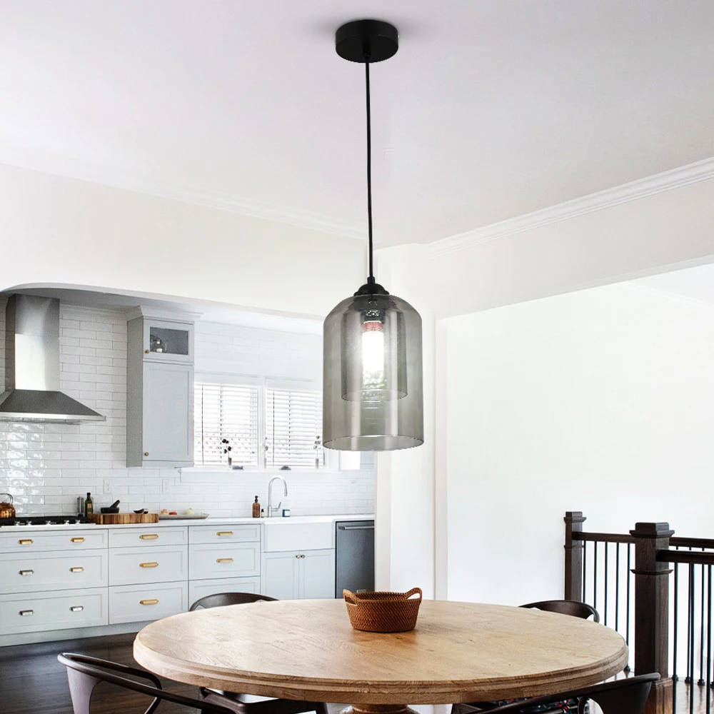 Glass Led Pendant Light Modern Chandelier Minimalistic Ceiling Lamp Kitchen Island Bedroom Hanging Fixture Lustre Home Decor image 3