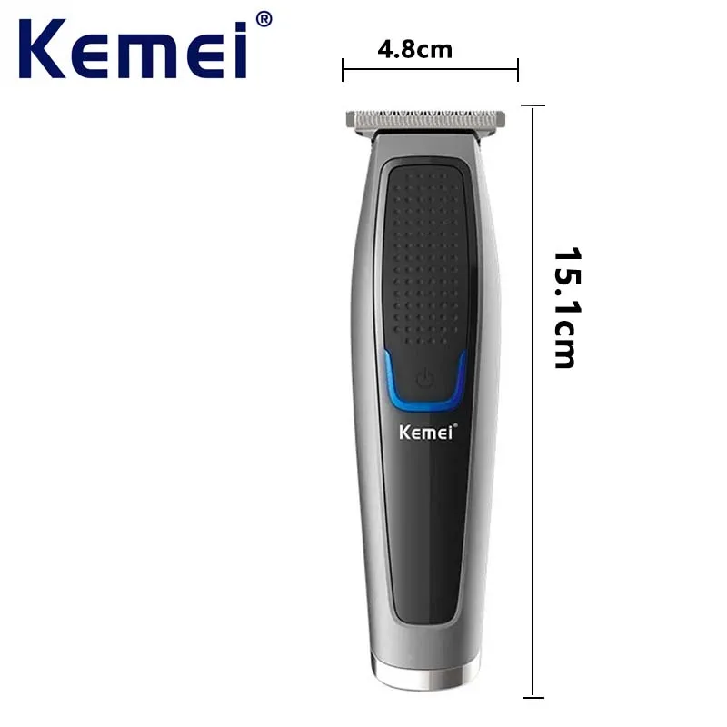 Kemei KM-306 tagliacapelli USB tutto in metallo tagliacapelli elettrico senza fili tagliacapelli calvo