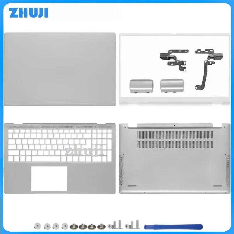 For Inspiron 7500 7501 LCD Back Cover Screen Bezel Frame Palm Rest Bottom Cover Hinges Rear Lid Top Case 0VFPVN