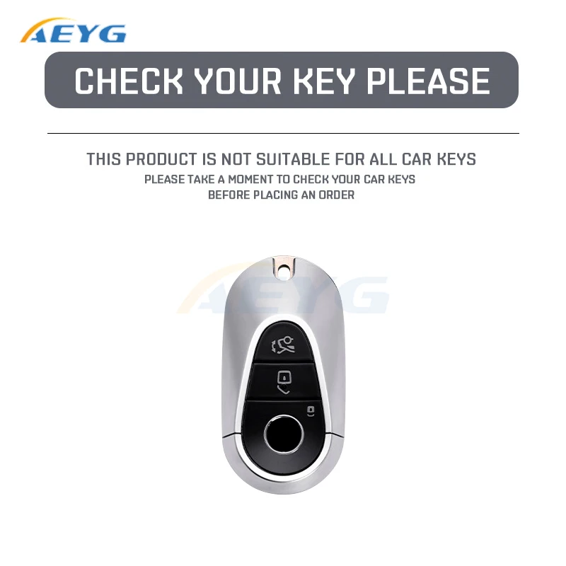 TPU Car Key Case Cover For Mercedes Benz W206 W223 C S Class S350 C200 C260 C300 S400 S450 S500 2021 2022 2023 2024