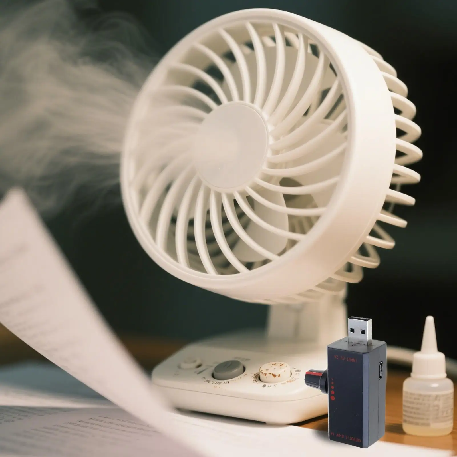 وحدة تحكم في السرعة 5 فولت USB وحدة تحكم في السرعة منظم تحكم USB منفاخ حماية للهاتف الخليوي سطح المكتب في الهواء الطلق صناعي يومي