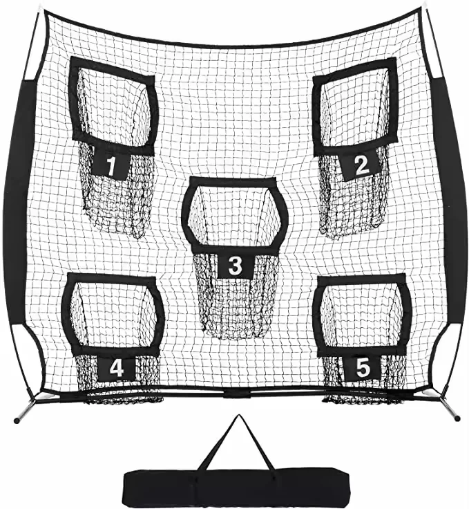 1 entraînement lancer cible pratique avec 5 cibles lancer filet but de football filet de Baseball 2025