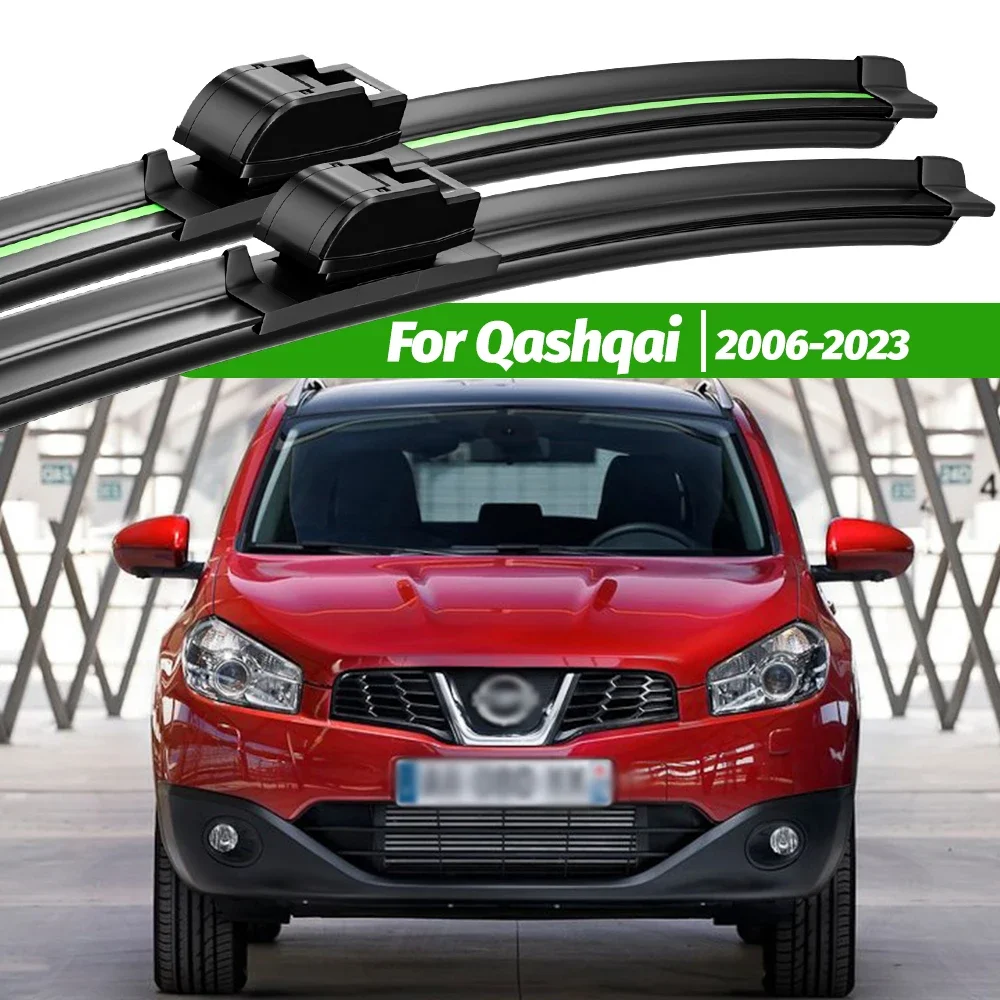 

For Nissan Qashqai J10 J11 J12 2006-2023 2pcs Front Windshield Wiper Blades 2009 2013 2014 2020 Windscreen Window Accessories