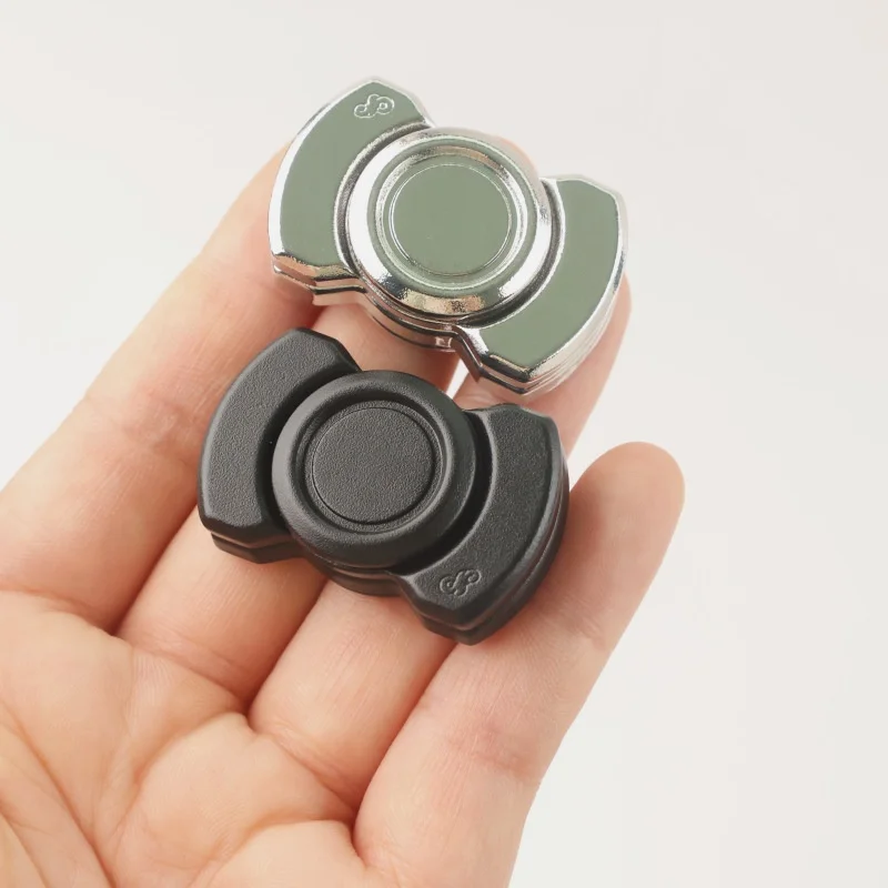 Jouet Fidget Spinner 3 en 1 pour adultes, curseur en métal Clicker Spinner magnétique, soulagement de l'anxiété, tdah, autisme, Gadget EDC, cadeaux