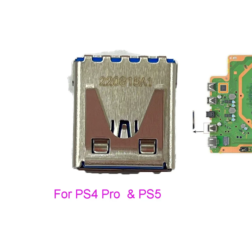 

Rear USB Type-A Port Replacement For PS4 Pro & PS5 Console USB 3.0 Super Speed Connector Socket