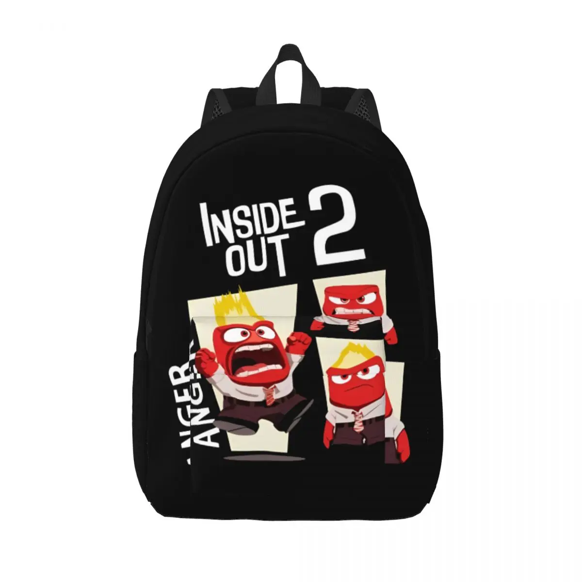 Anger Emotion Inside Out Movie Sac à dos pour enfants, sac à dos pour la maternelle, l'école primaire, les étudiants, la randonnée, les garçons et les filles, 2024