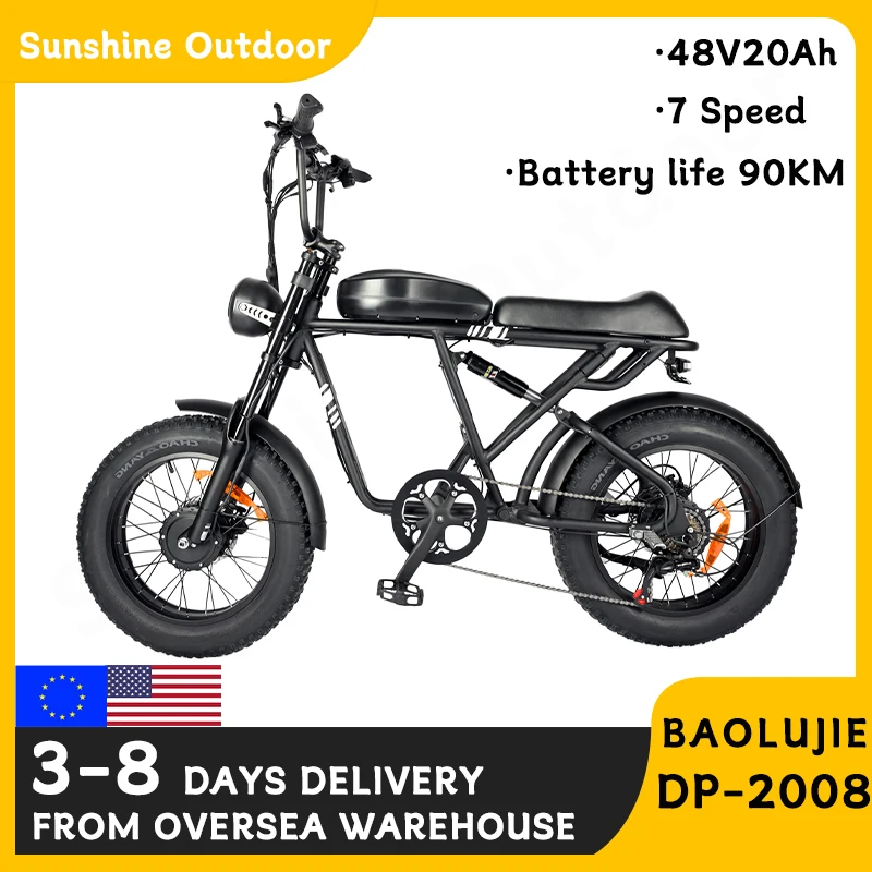 

Электрический велосипед для взрослых Электрический мотоцикл 48V20AH1000W20 дюймов для внедорожника, для горного туризма, отдыха на природе, оборудование для верховой езды