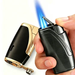 Mini Torch Lighter Pocket Cigar Lighter 2 Jet Butane Gas Cigarette Flame Lighters Cigar No Gift Box