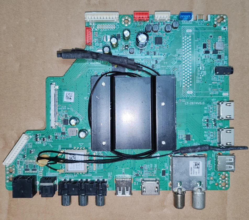 

LT-2874V6.0 4-core WiFi network TV motherboard English menu 1.5G+8G Tested well, physical photos