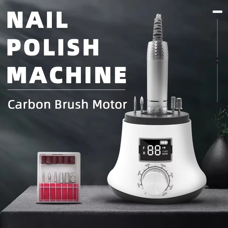 

Portable Salon Desktop Electric Shaping Drill Nail Shaping LED Display Polishing Manicure Pedicure Tools