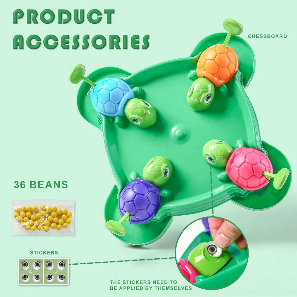 

Safe Material Turtles Eat Beans Game Puzzle Design Interactive Feature Parent-child Interaction Game Stress Relief