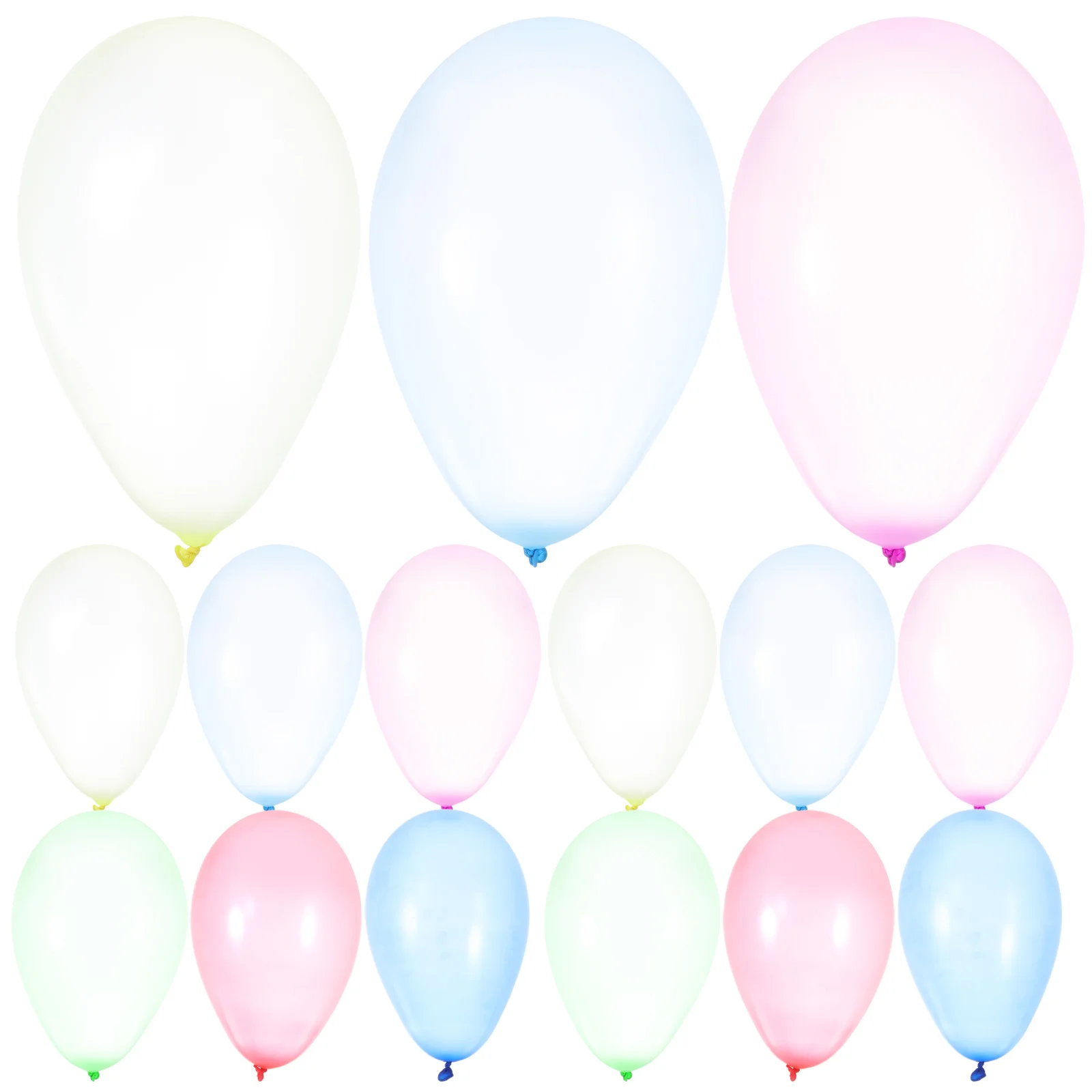 

500Pcs Colorful Latex Water Balloons Fluorescent Outdoor Water Fight Pool Party Kids Interactive Latex Balloons
