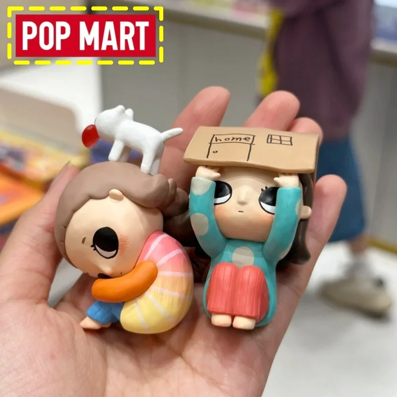 Original Pop Mart Nyota Growing Up By Your Way Serie Blind Box Sammelfigur Cartoon-Figur Desktop-Ornament Geburtstagsgeschenk