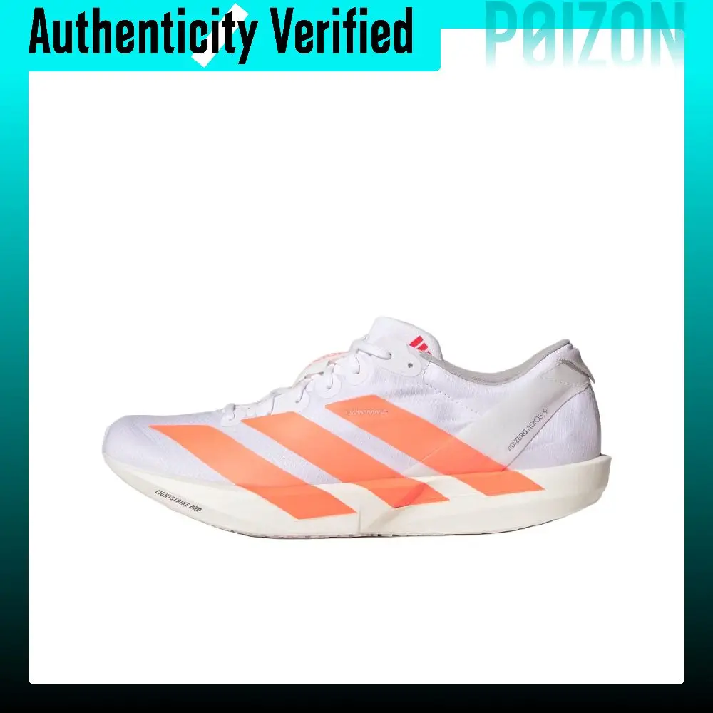 Adidas Adizero Adios 9 Low top Running Shoes Men's Cloud White JQ0777