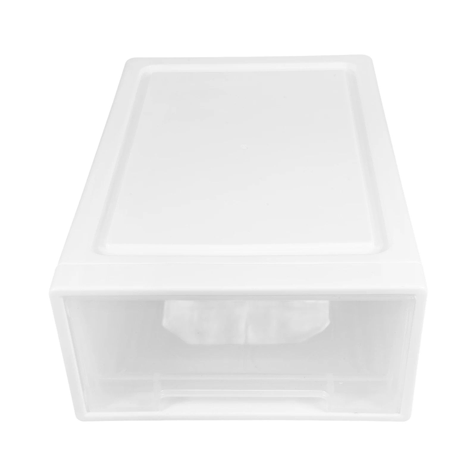 

Plastic Storage Box 5L 27x18x9.5cm Transparent Stackable Closet Organizer Drawer Bin for Clothes Bedroom Bathroom
