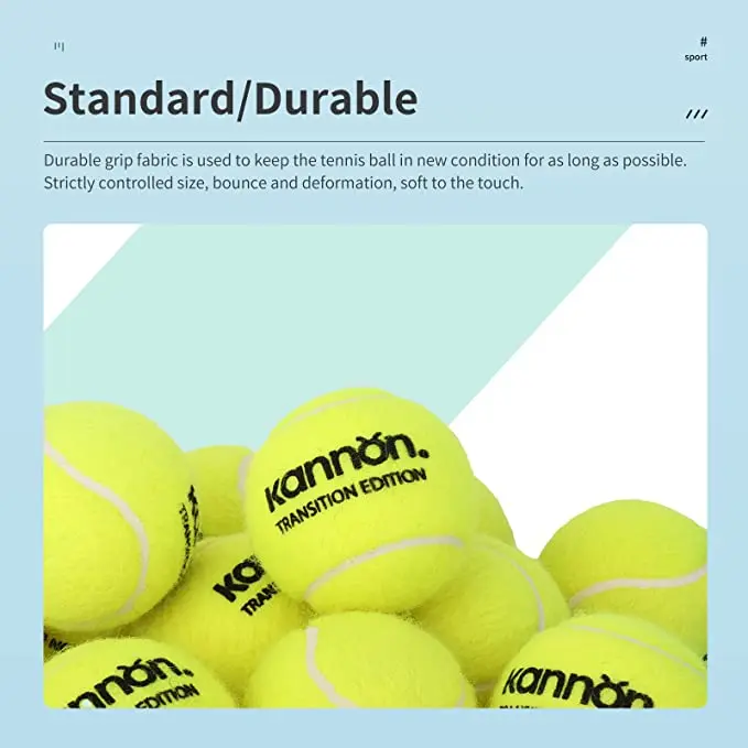 Tennis Balls 25% Pressure Tenis Ball for Beginners Training Playing Balls Outdoor Children Tennis 12/24/36 Pack Kids Tennis Ball