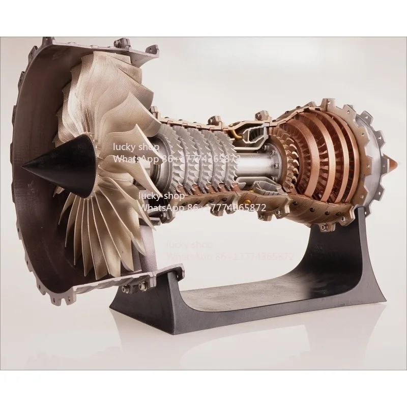 Aero Engine Model, Turbofan Engine Model, Assembly Movable